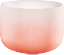 13" Color-Frosted Crystal Singing Bowl, Orange, Note D4, Sacral Chakra | | Wiccan Center