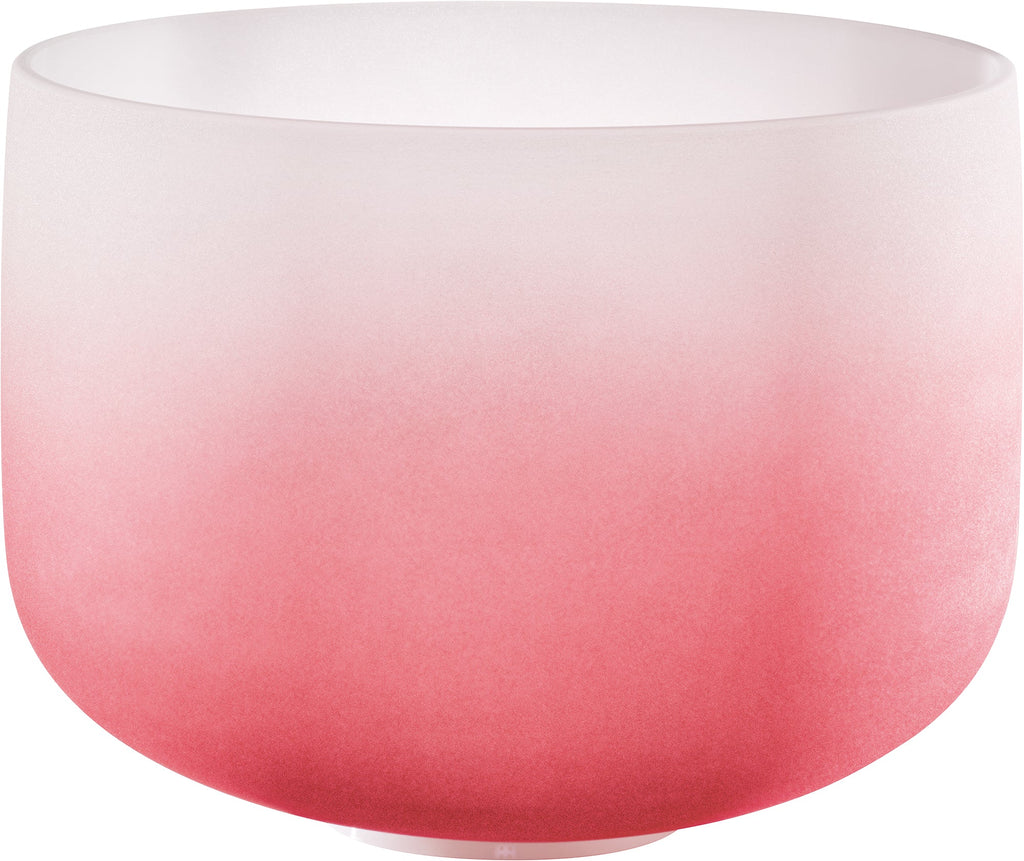 14" Color-Frosted Crystal Singing Bowl, Red, Note C4, Root Chakra | | Wiccan Center