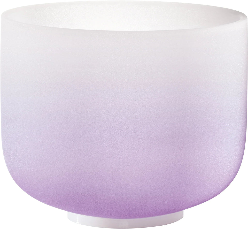 8" Color-Frosted Crystal Singing Bowl, Purple, Note B4, Crown Chakra | | Wiccan Center