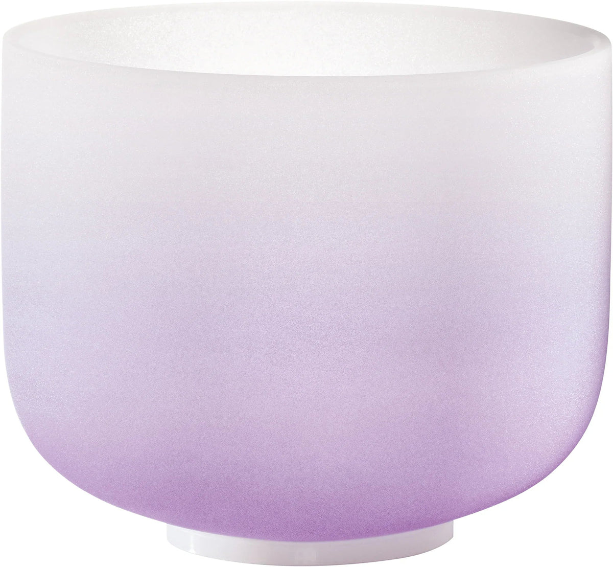 8" Color-Frosted Crystal Singing Bowl, Purple, Note B4, Crown Chakra | | Wiccan Center