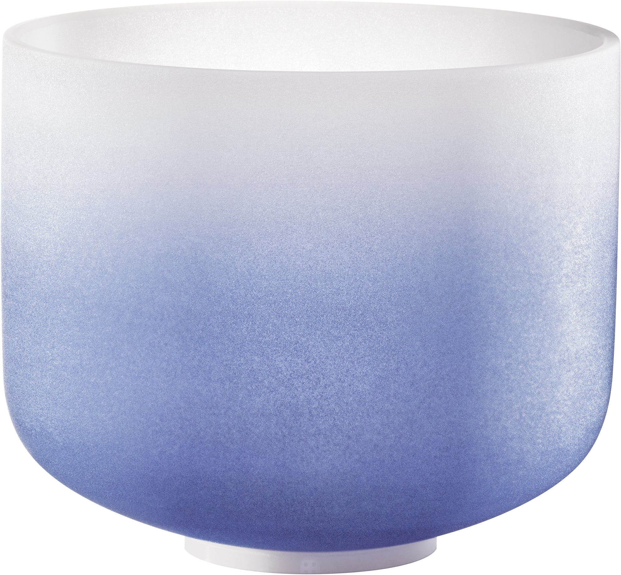 9" Color-Frosted Crystal Singing Bowl, Dark Blue, Note A4, Brow Chakra | | Wiccan Center