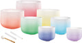 7-piece Crystal Singing Bowl Chakra Set, Color-Frosted | | Wiccan Center