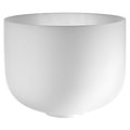 12" White-Frosted Crystal Singing Bowl, Note B3, Crown Chakra | | Wiccan Center
