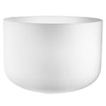 16" White-Frosted Crystal Singing Bowl, Note D3, Sacral Chakra 440hz | | Wiccan Center