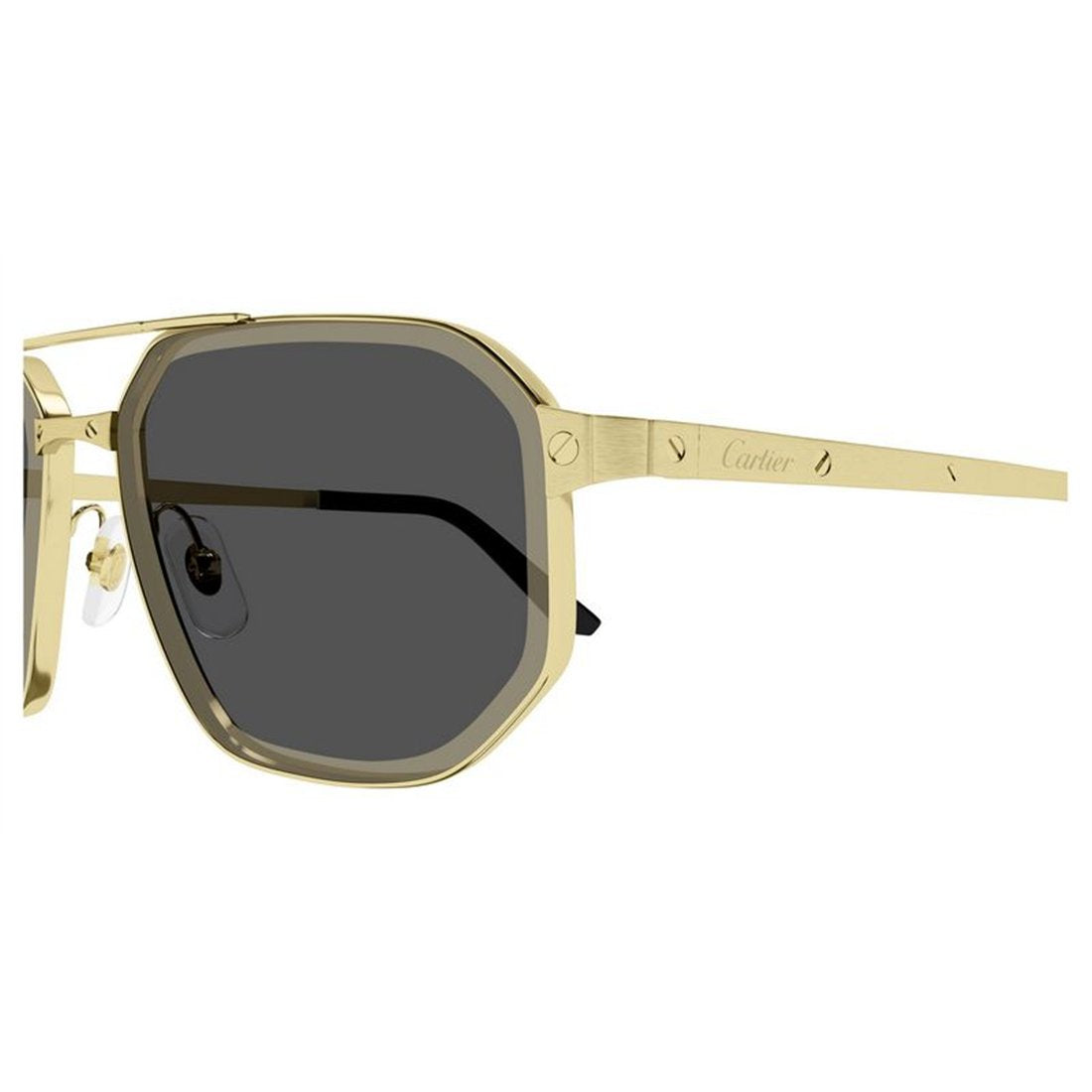 CARTIER Men's Chic Metal Sunglasses