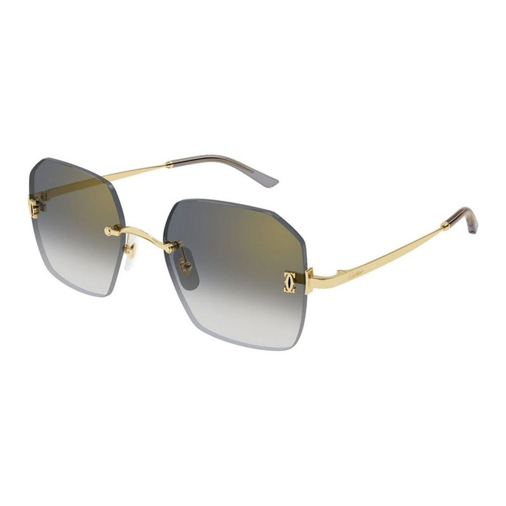 CARTIER Elegant Women's Metal Sunglasses - CT0591S Mini Style