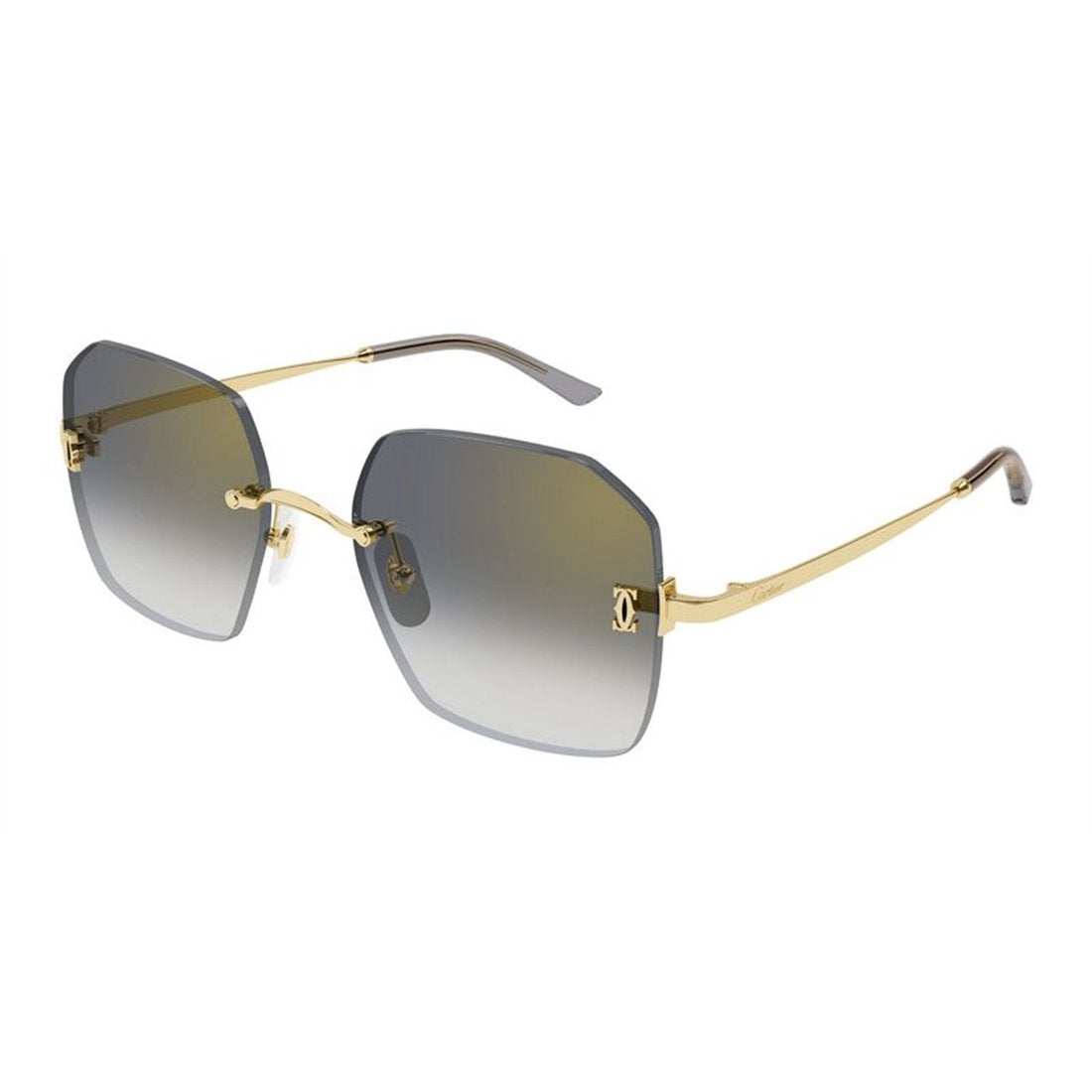 CARTIER Elegant Women's Metal Sunglasses - CT0591S Mini Style