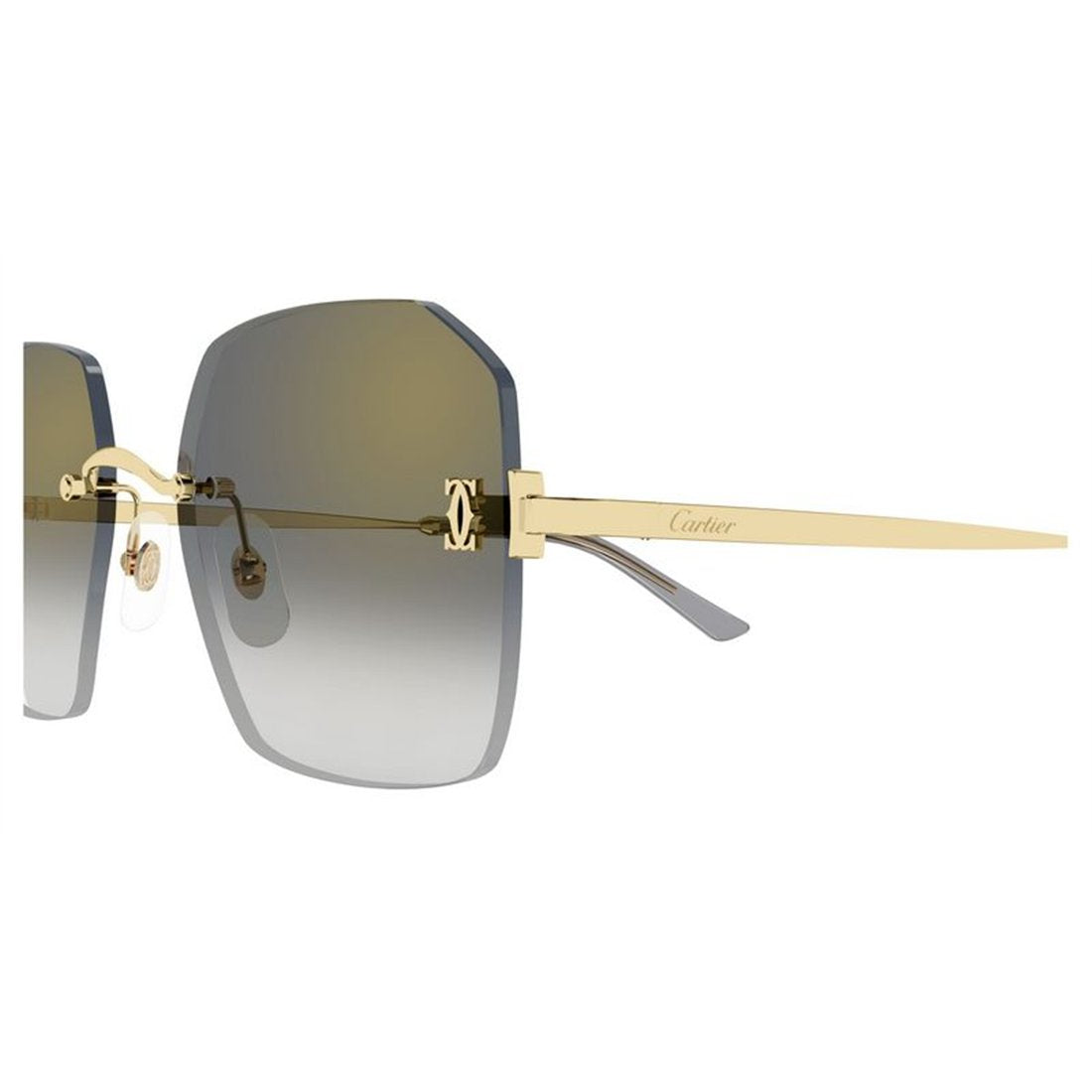 CARTIER Elegant Women's Metal Sunglasses - CT0591S Mini Style