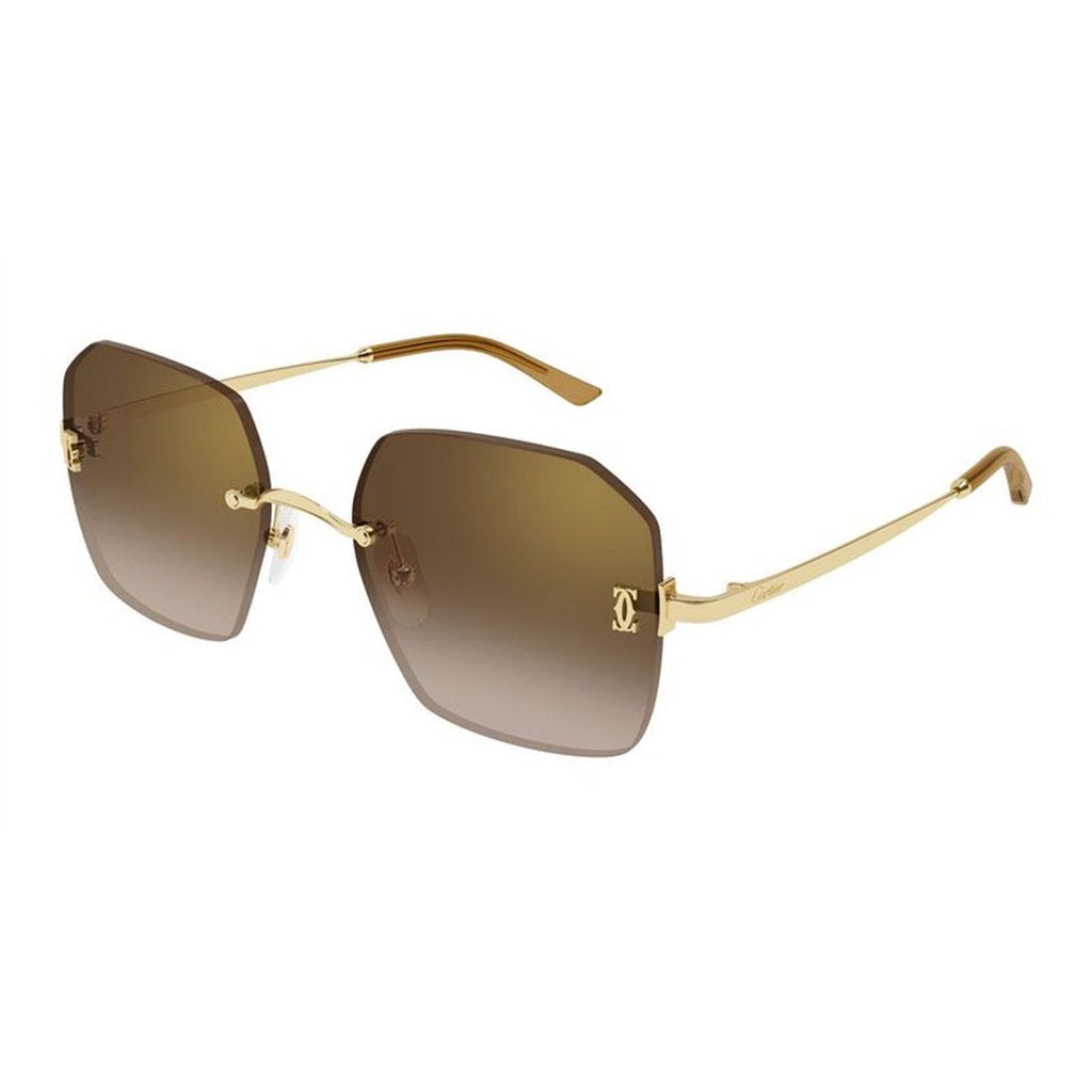 CARTIER Chic Women's Mini Metal Sunglasses