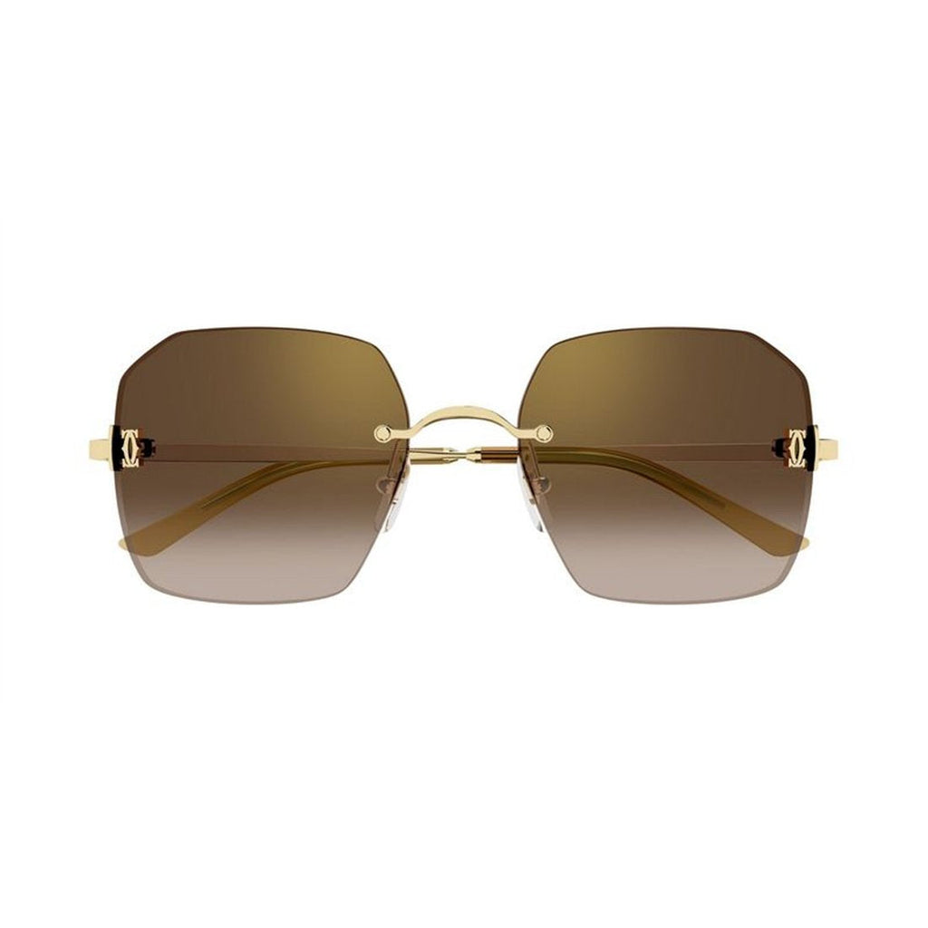 CARTIER Chic Women's Mini Metal Sunglasses