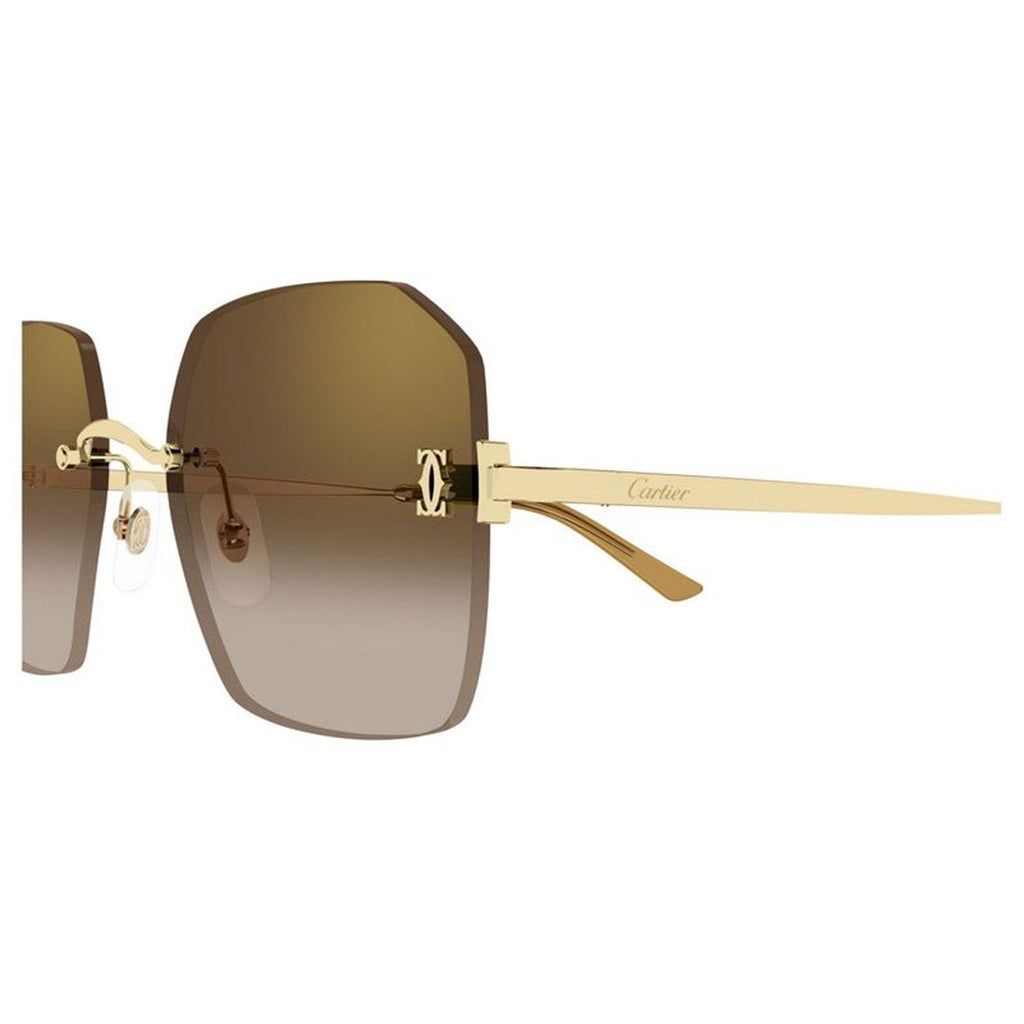 CARTIER Chic Women's Mini Metal Sunglasses