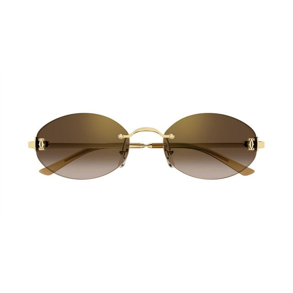CARTIER Elegant Women's Metal Sunglasses