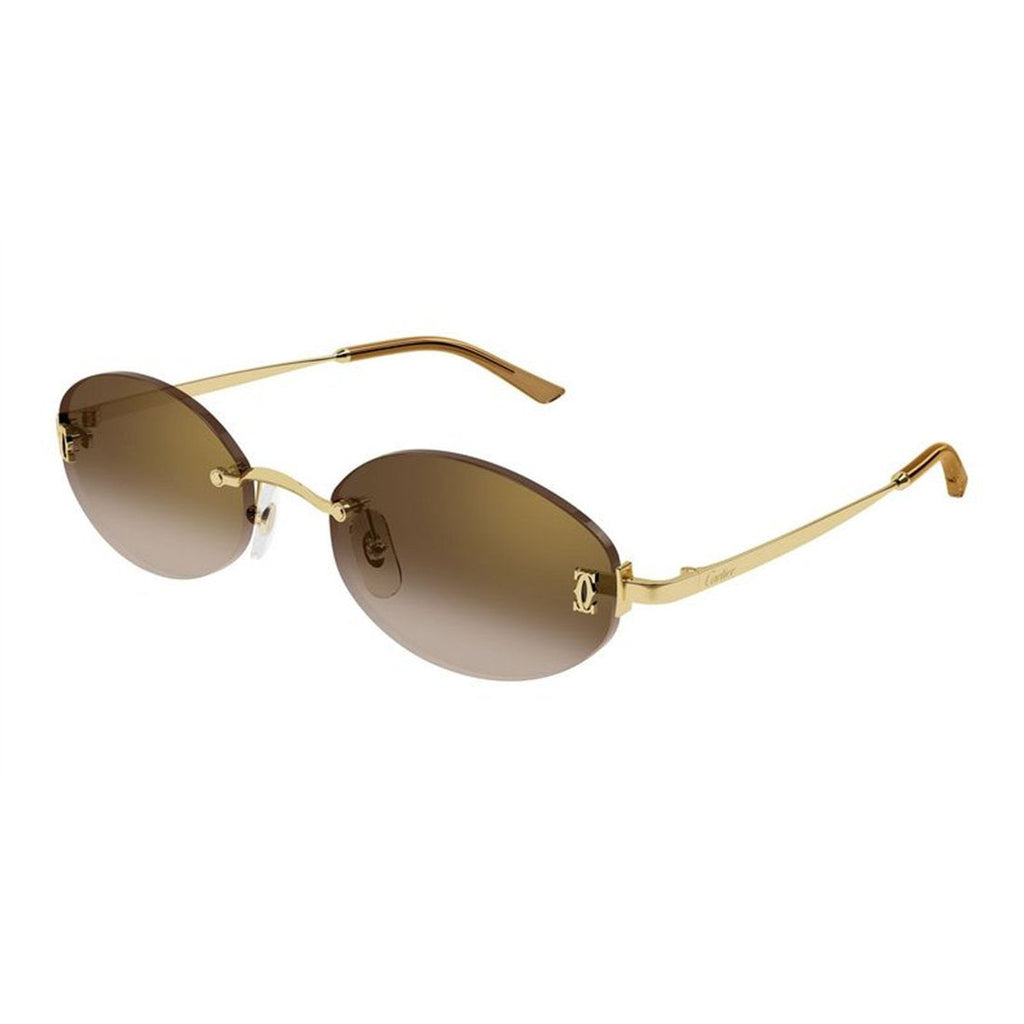 CARTIER Elegant Women's Metal Sunglasses