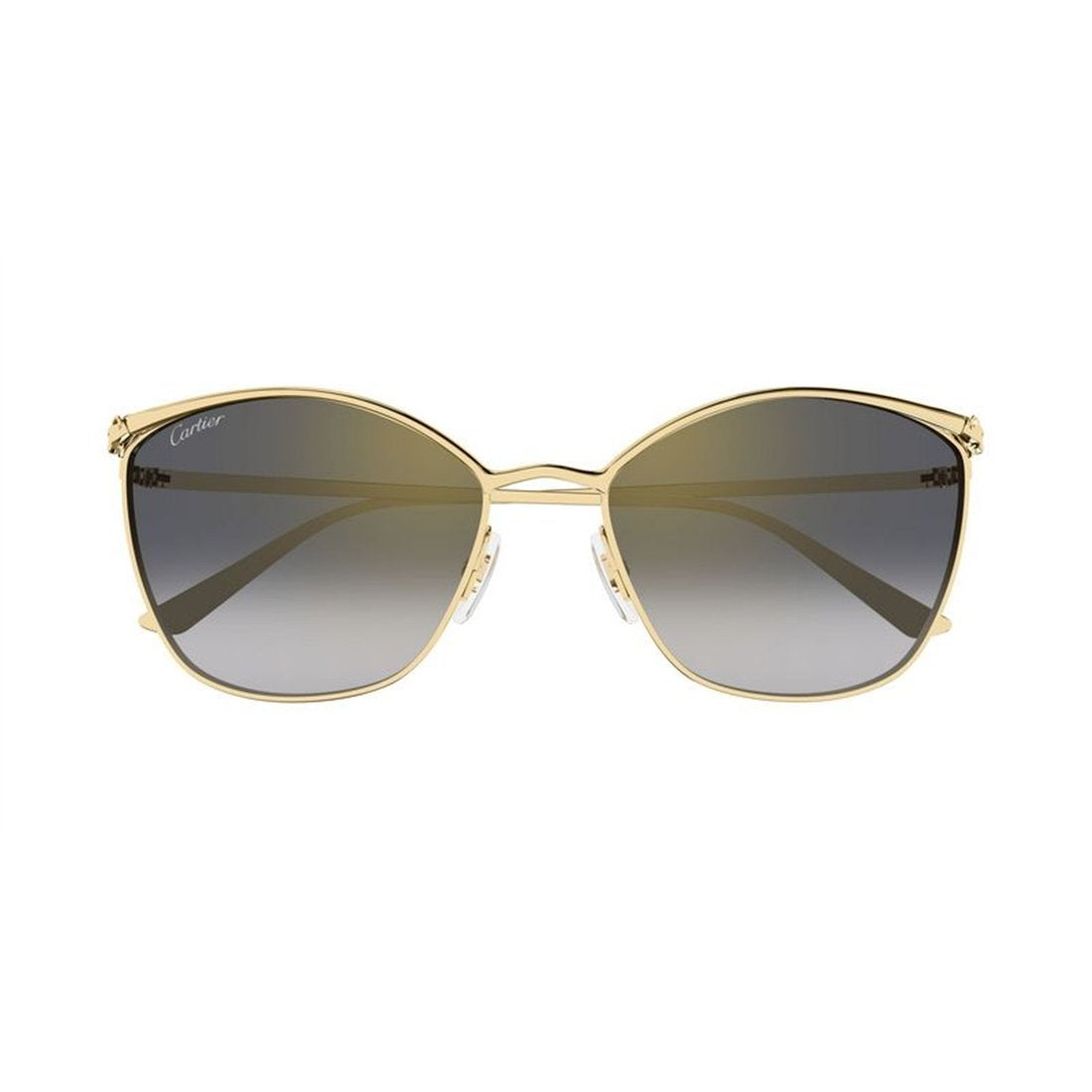 CARTIER Elegant Women's Mini Metal Sunglasses