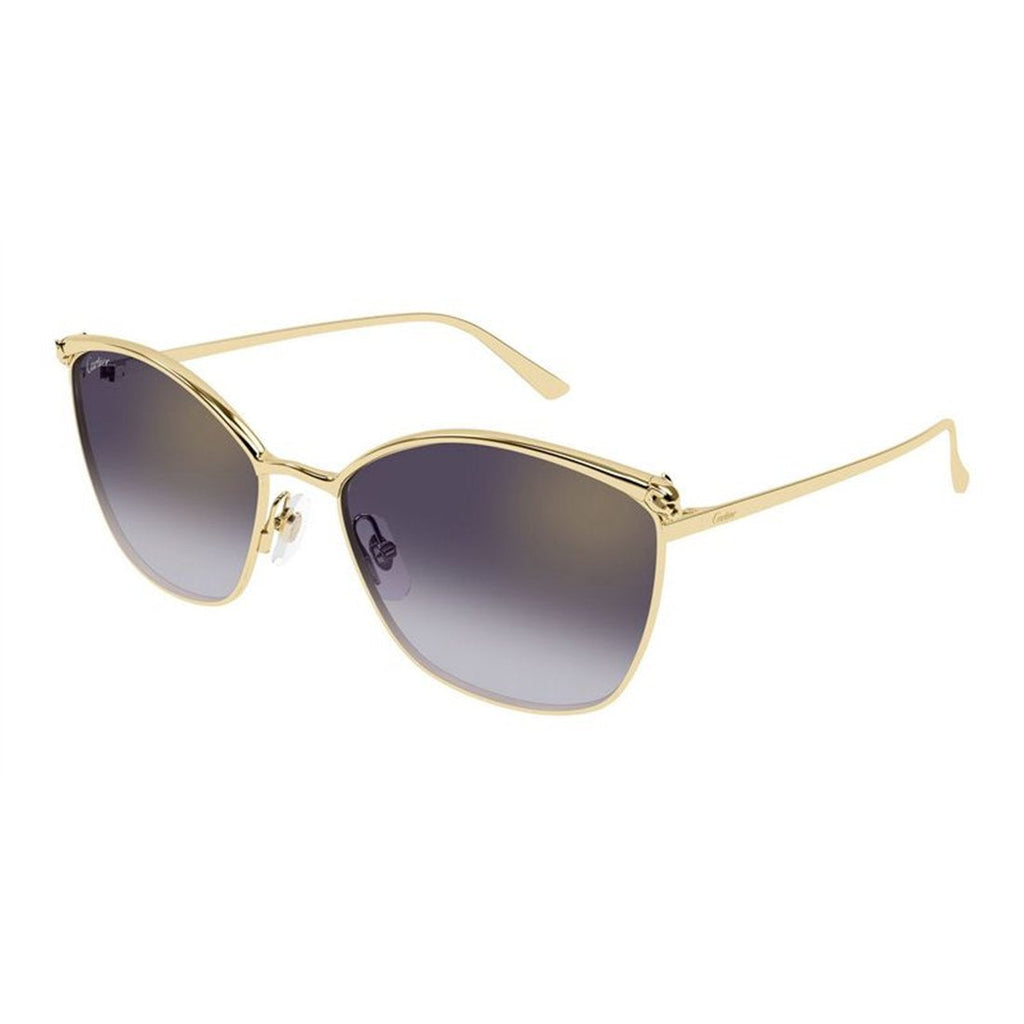 CARTIER Stylish Women's Mini Metal Sunglasses