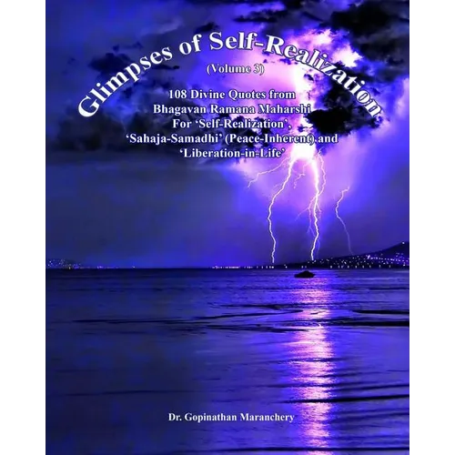 Glimpses of Self-Realization (Vol-3) - 108 divine Quotes from Bhagavan Ramana Maharshi - Paperback | Books | Wiccan Center