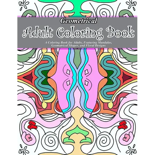 Geometrical Adult Coloring Book - Paperback | Books | Wiccan Center