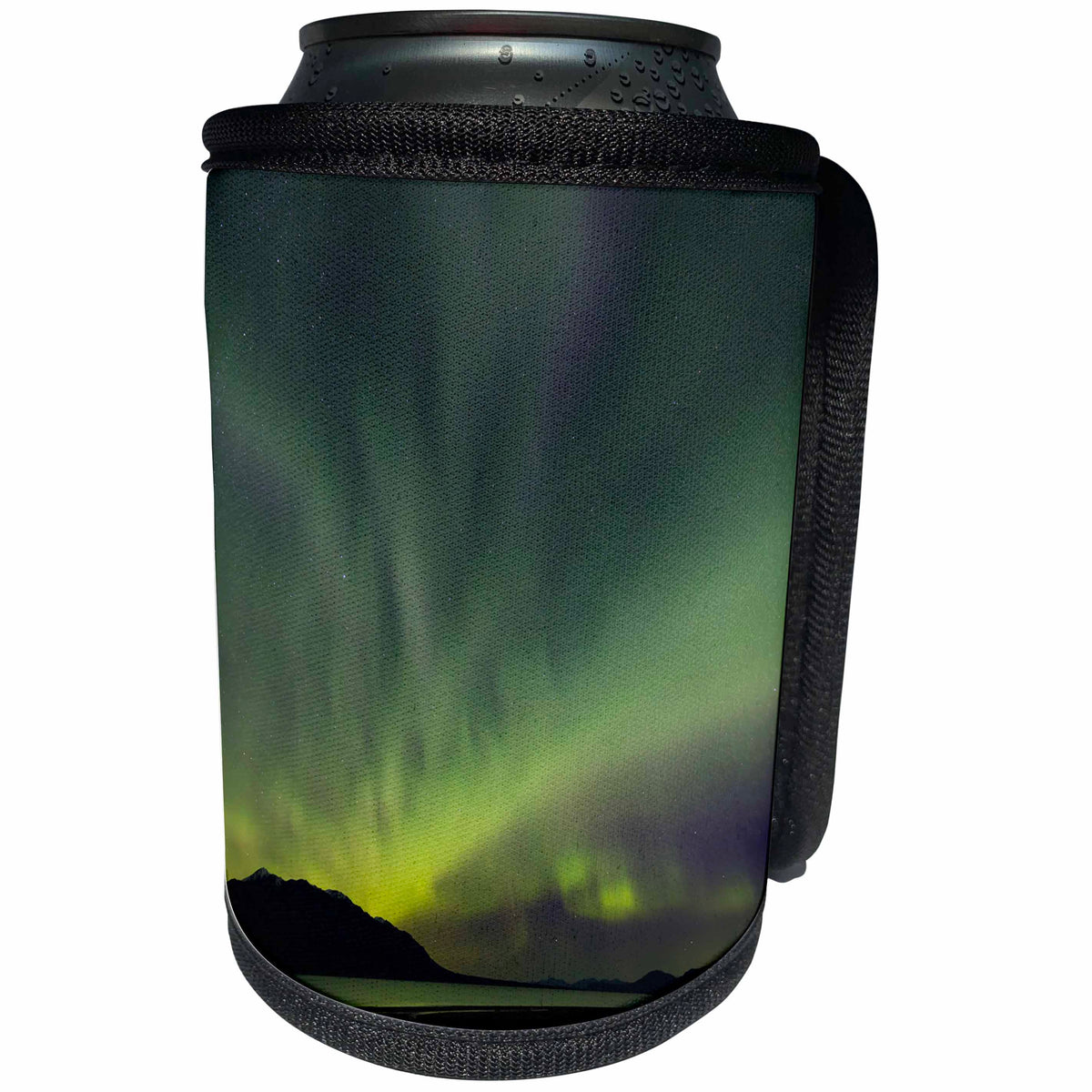 3dRose Danita Delimont - Northern Lights - Canada, Yukon, Kluane Lake. Aurora borealis and lake. - Can Cooler Bottle Wrap (cc_277274) | Can Cooler Bottle Wrap | Wiccan Center