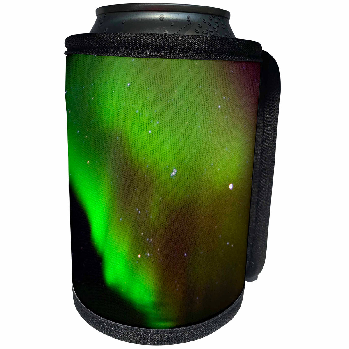 3dRose Danita Delimont - Aurora Borealis - Canada, Manitoba, Churchill. Stars of Aurora Borealis-CN03 FZU0000 - Frank Zurey - Can Cooler Bottle Wrap (cc_69834)
