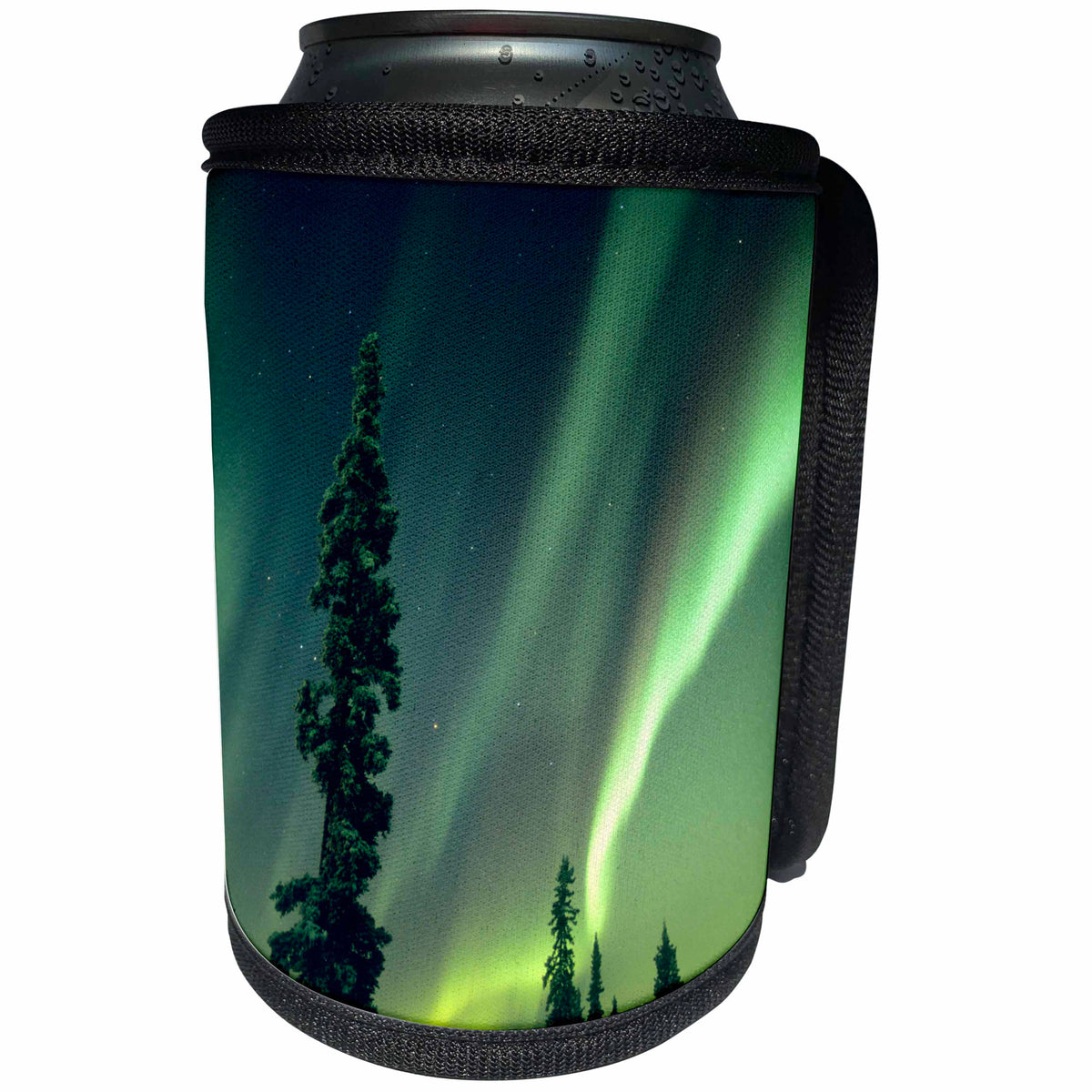 3dRose Danita Delimont - Northern Lights - USA, Fairbanks, Aurora Borealis, Northern Lights - US02 KSC0031 - Kevin Schafer - Can Cooler Bottle Wrap (cc_87577) | Can Cooler Bottle Wrap | Wiccan Center