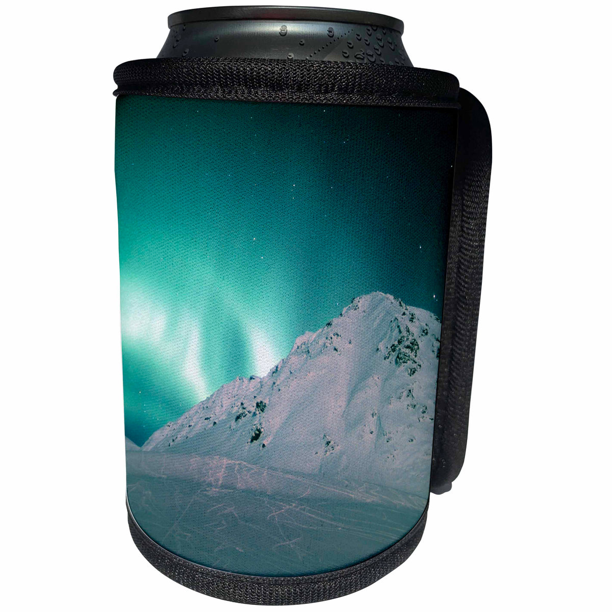 3dRose Danita Delimont - Northern Lights - Aurora Borealis, Northern Lights, Talkeetna, Alaska - US02 KSC0053 - Kevin Schafer - Can Cooler Bottle Wrap (cc_87581) | Can Cooler Bottle Wrap | Wiccan Center