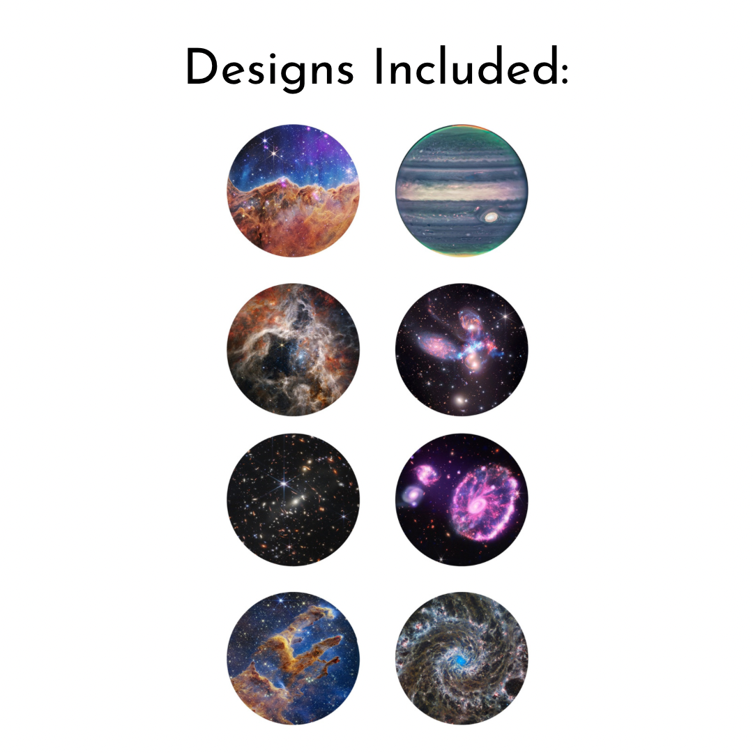 Interchangeable JWST First Images Earrings | Earrings | Wiccan Center