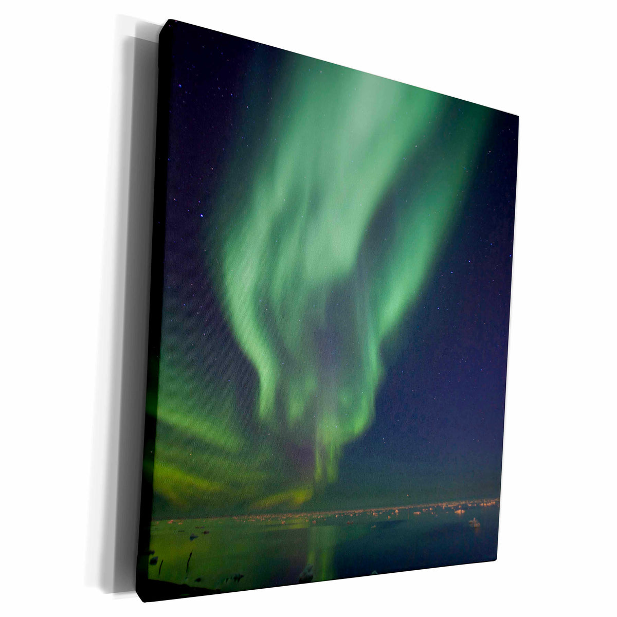 3dRose Aurora Borealis, Northern Lights, Arctic, Alaska, USA... - Museum Grade Canvas Wrap (cw_141859)