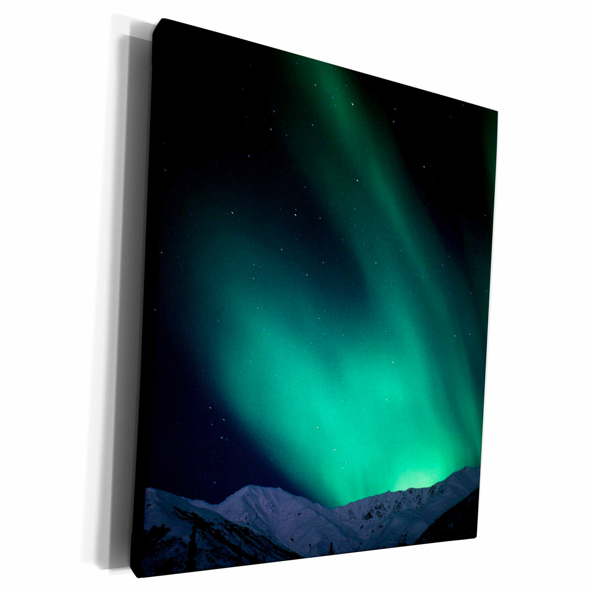 3dRose Aurora borealis, Northern Lights, Alaska, USA - US02... - Museum Grade Canvas Wrap (cw_142020)
