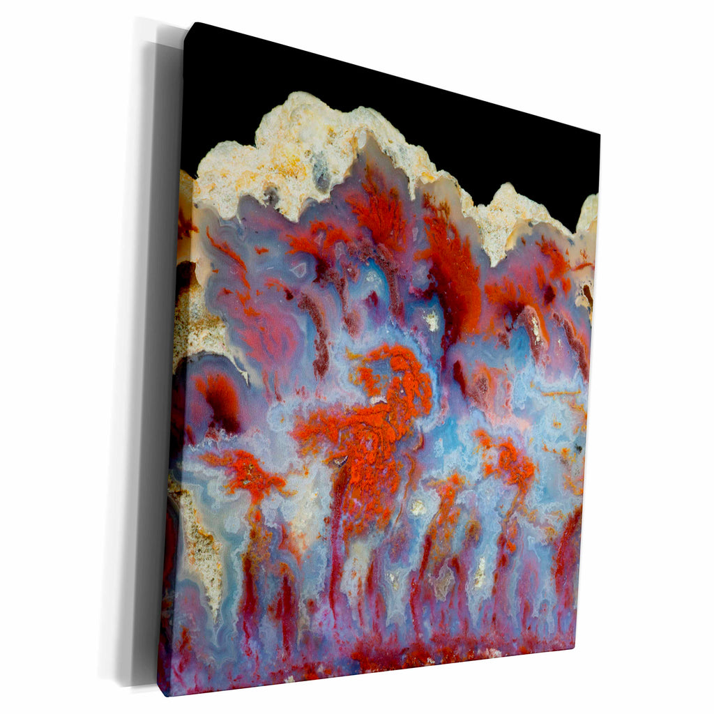 3dRose Danita Delimont - Agates - Luna Agate, Mexico - Museum Grade Canvas Wrap (cw_228462)