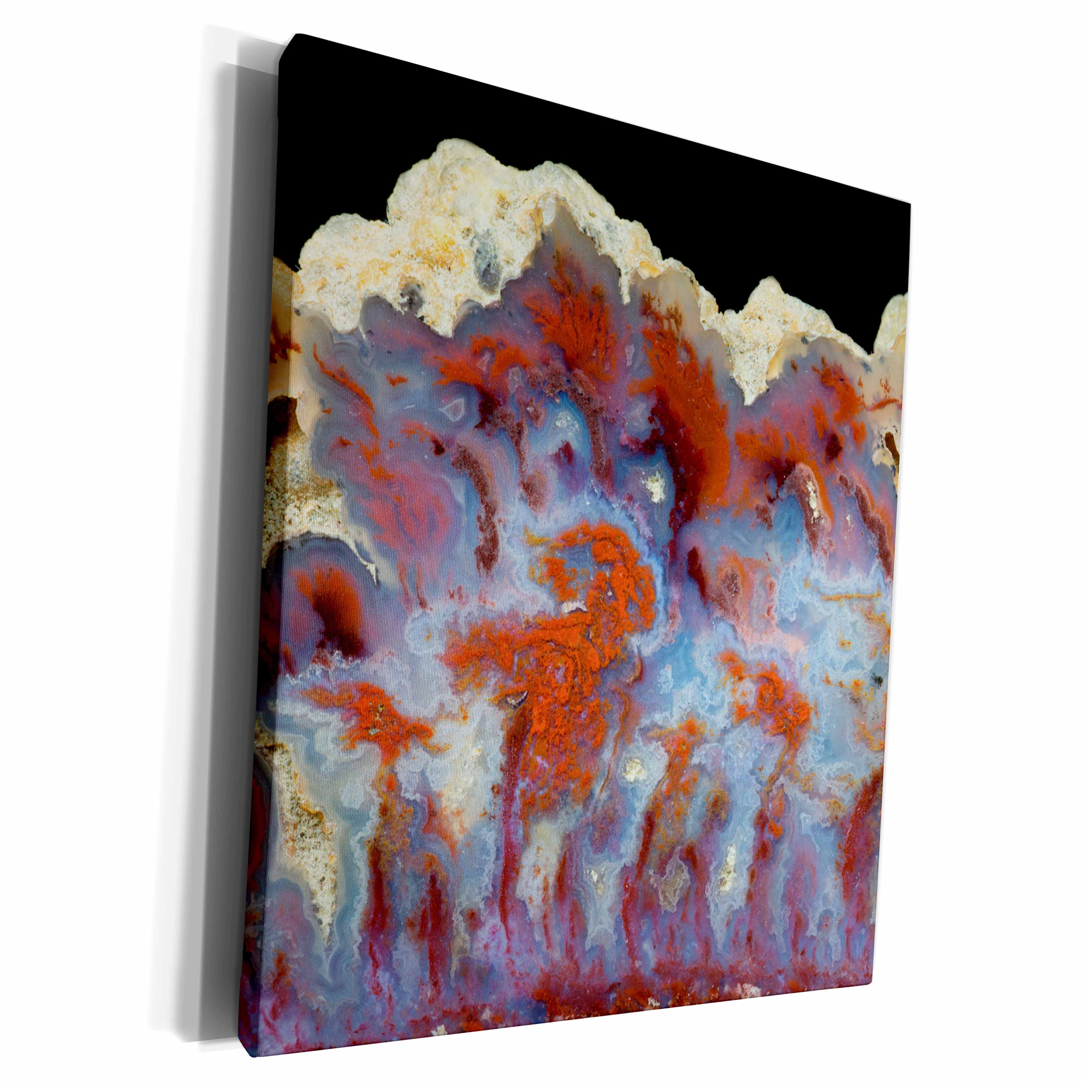 3dRose Danita Delimont - Agates - Luna Agate, Mexico - Museum Grade Canvas Wrap (cw_228462)