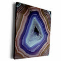 3dRose Laguna Banded Agate, Quartzsite, Purple and Brown - Museum Grade Canvas Wrap (cw_229586) | Museum Grade Canvas Wrap | Wiccan Center