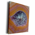 3dRose Banded Agate, Quartzsite, Orange - Museum Grade Canvas Wrap (cw_229591)