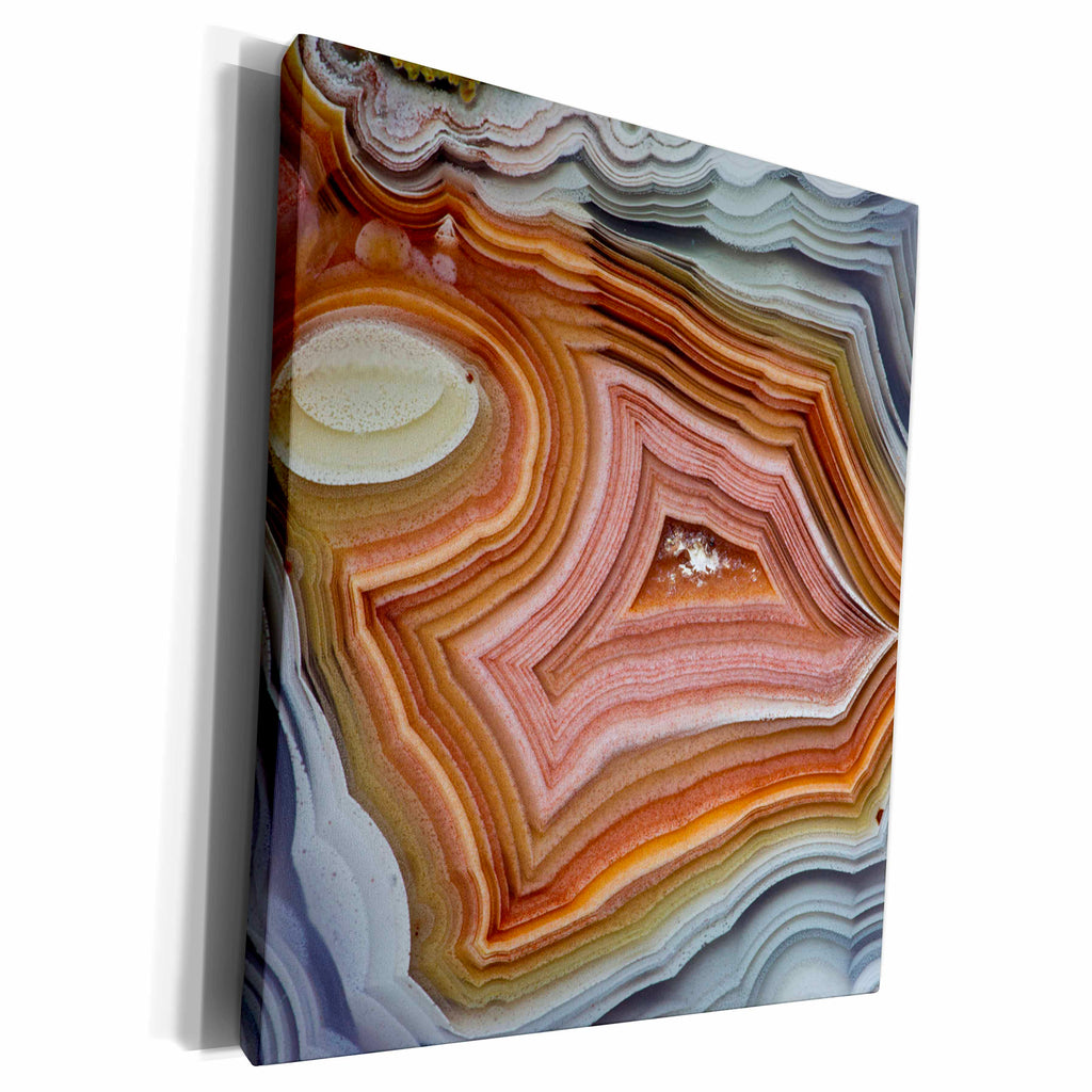 3dRose Mexican Banded Agate Quartzsite - Museum Grade Canvas Wrap (cw_229593)