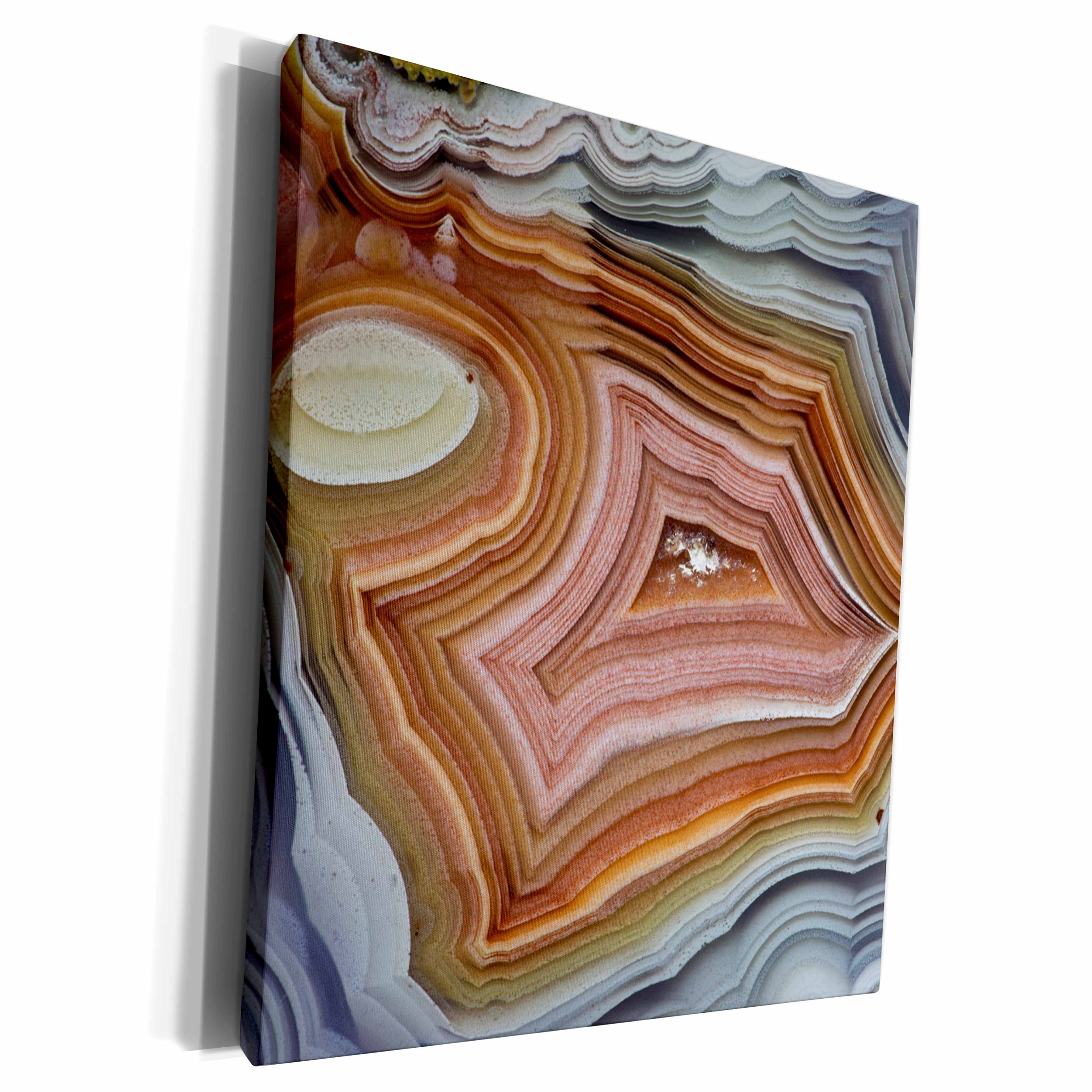 3dRose Mexican Banded Agate Quartzsite - Museum Grade Canvas Wrap (cw_229593)