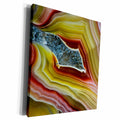3dRose Mexican Banded Agate Quartzsite, multicolor - Museum Grade Canvas Wrap (cw_229594)