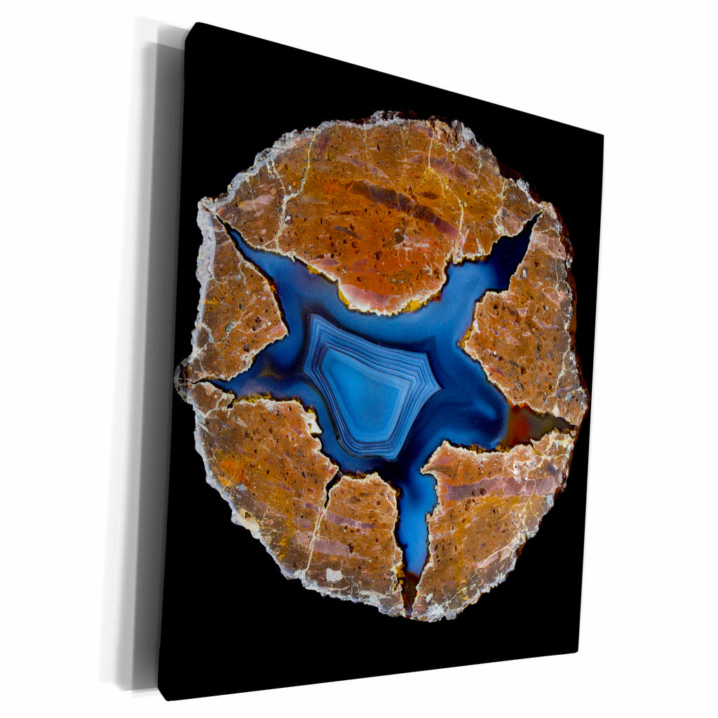 3dRose Pair of Matching Thunderegg Agates, Quartzsite - Museum Grade Canvas Wrap (cw_229630)