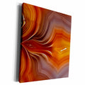 3dRose Banded Agate, Orange, Quartzsite - Museum Grade Canvas Wrap (cw_229640)