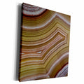 3dRose Danita Delimont - Rocks - Mexican Banded Agate, yellow - Museum Grade Canvas Wrap (cw_229642)