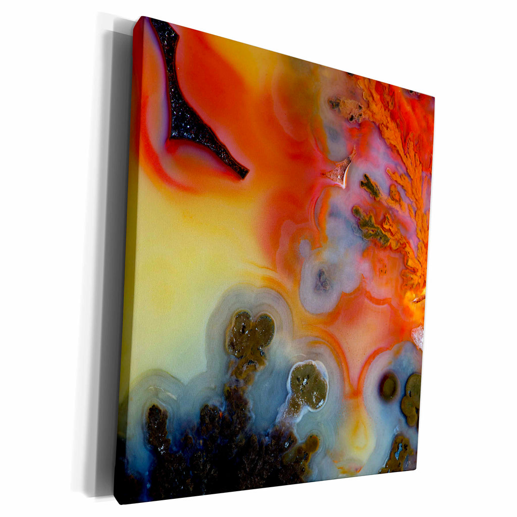 3dRose Danita Delimont - Rocks - Plume Agate, Quartzsite, AZ. - Museum Grade Canvas Wrap (cw_229650)