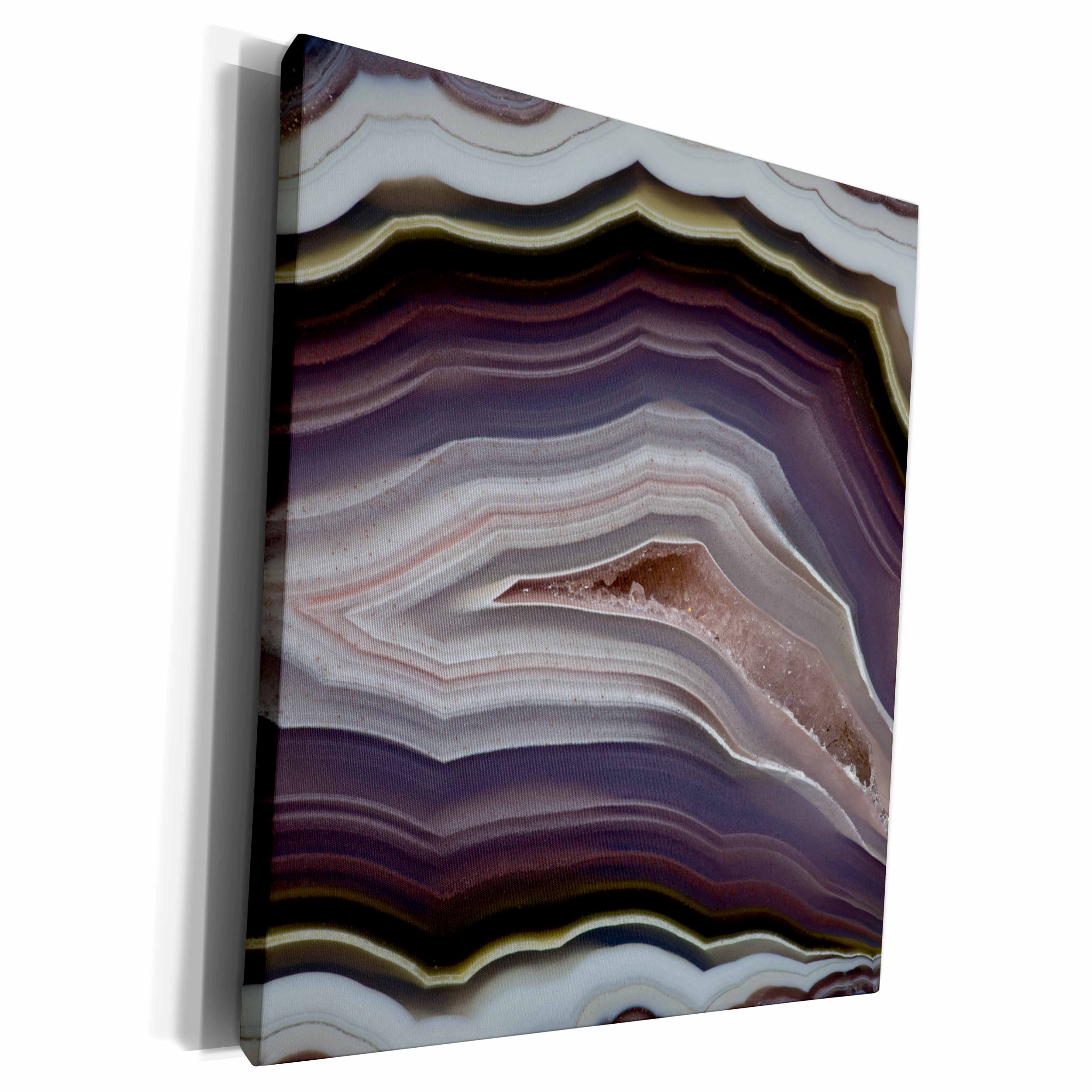 3dRose Danita Delimont - Rocks - Quartzsite, Banded Agate - Museum Grade Canvas Wrap (cw_229652)