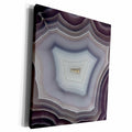 3dRose Quartzsite, Banded Agate, Purple - Museum Grade Canvas Wrap (cw_229653)