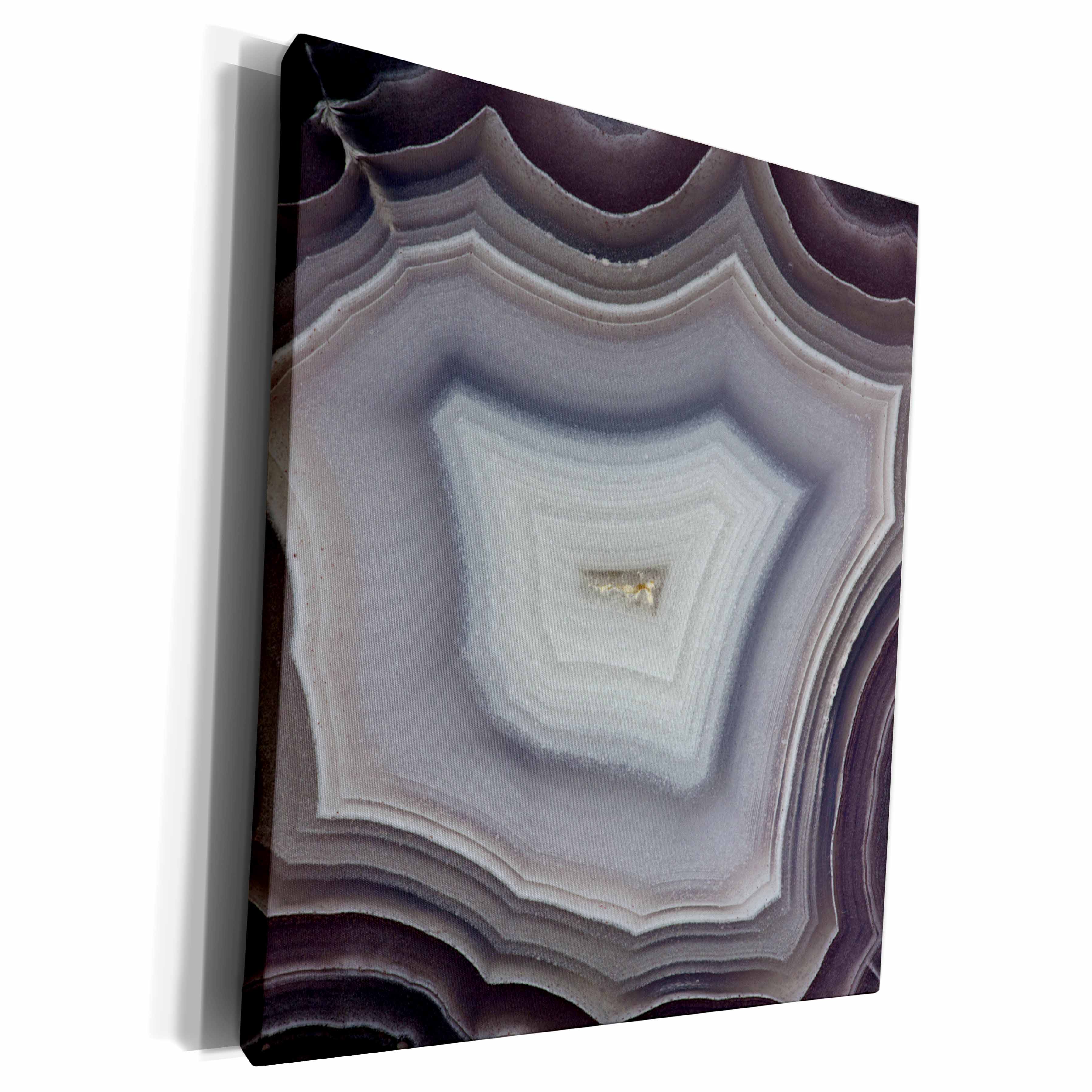 3dRose Quartzsite, Banded Agate, Purple - Museum Grade Canvas Wrap (cw_229653)