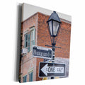 3dRose US, LA, New Orleans, French Quarter. Traffic sign... - Museum Grade Canvas Wrap (cw_231376)