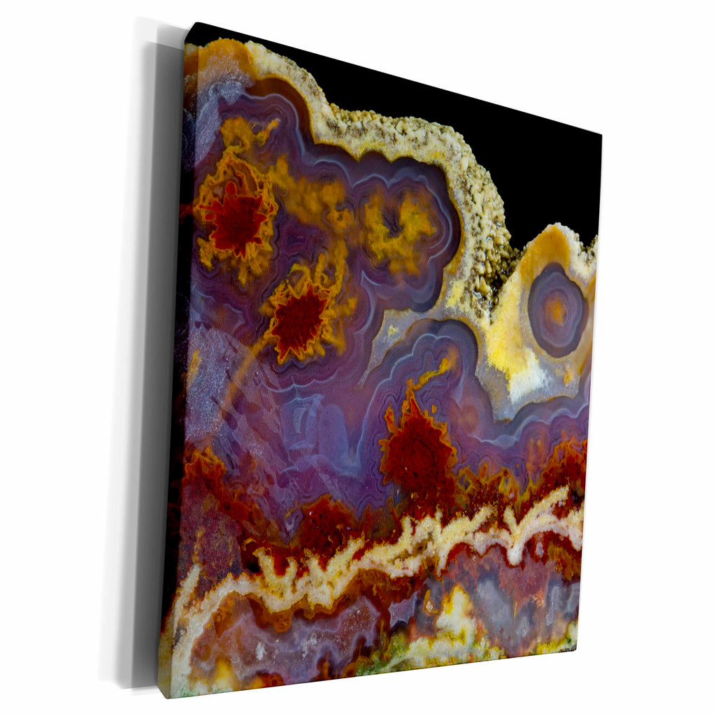 3dRose Danita Delimont - Abstract - Cathedral Agate - Museum Grade Canvas Wrap (cw_231695)
