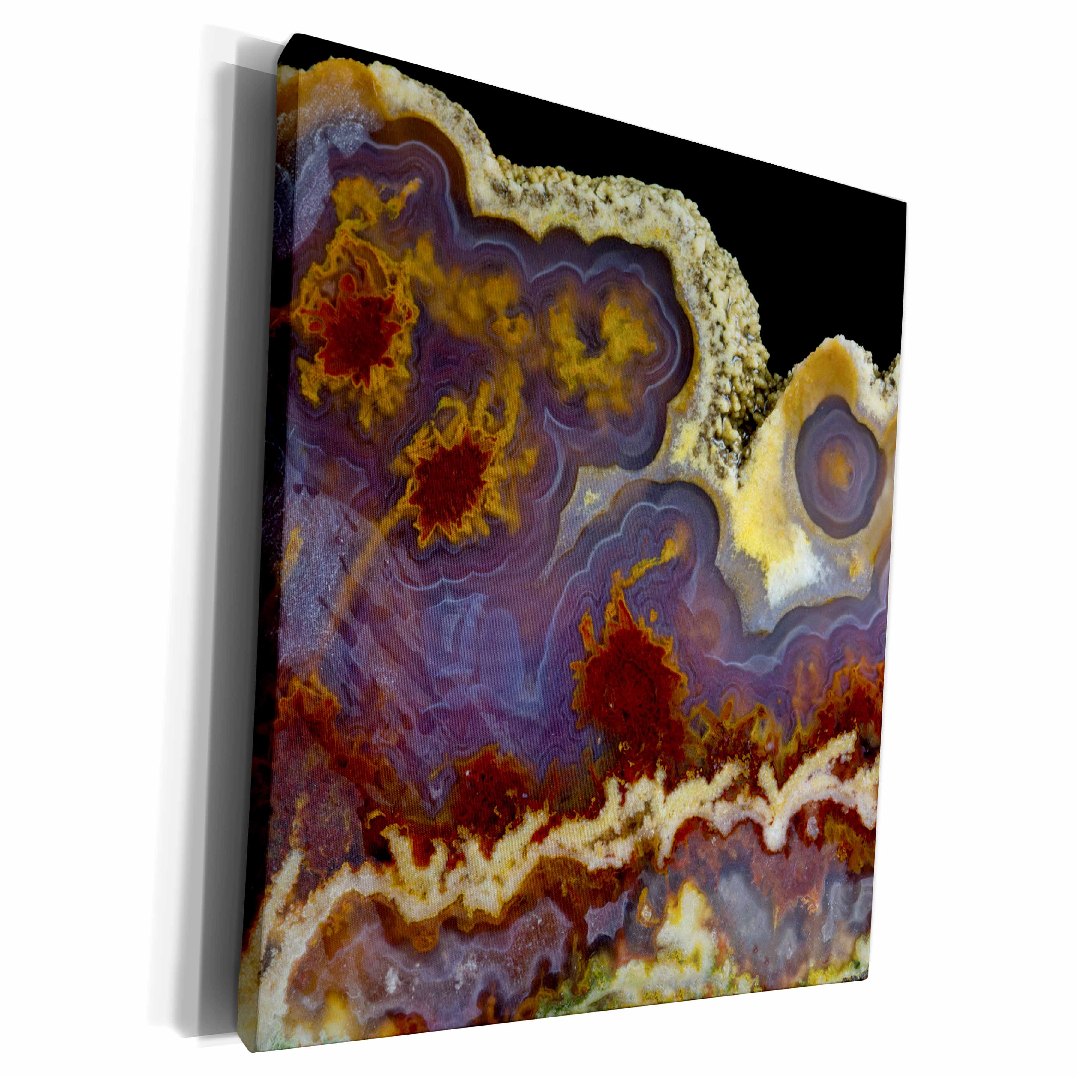 3dRose Danita Delimont - Abstract - Cathedral Agate - Museum Grade Canvas Wrap (cw_231695)