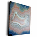 3dRose Danita Delimont - Abstract - Banded Agate, Blue - Museum Grade Canvas Wrap (cw_231724)