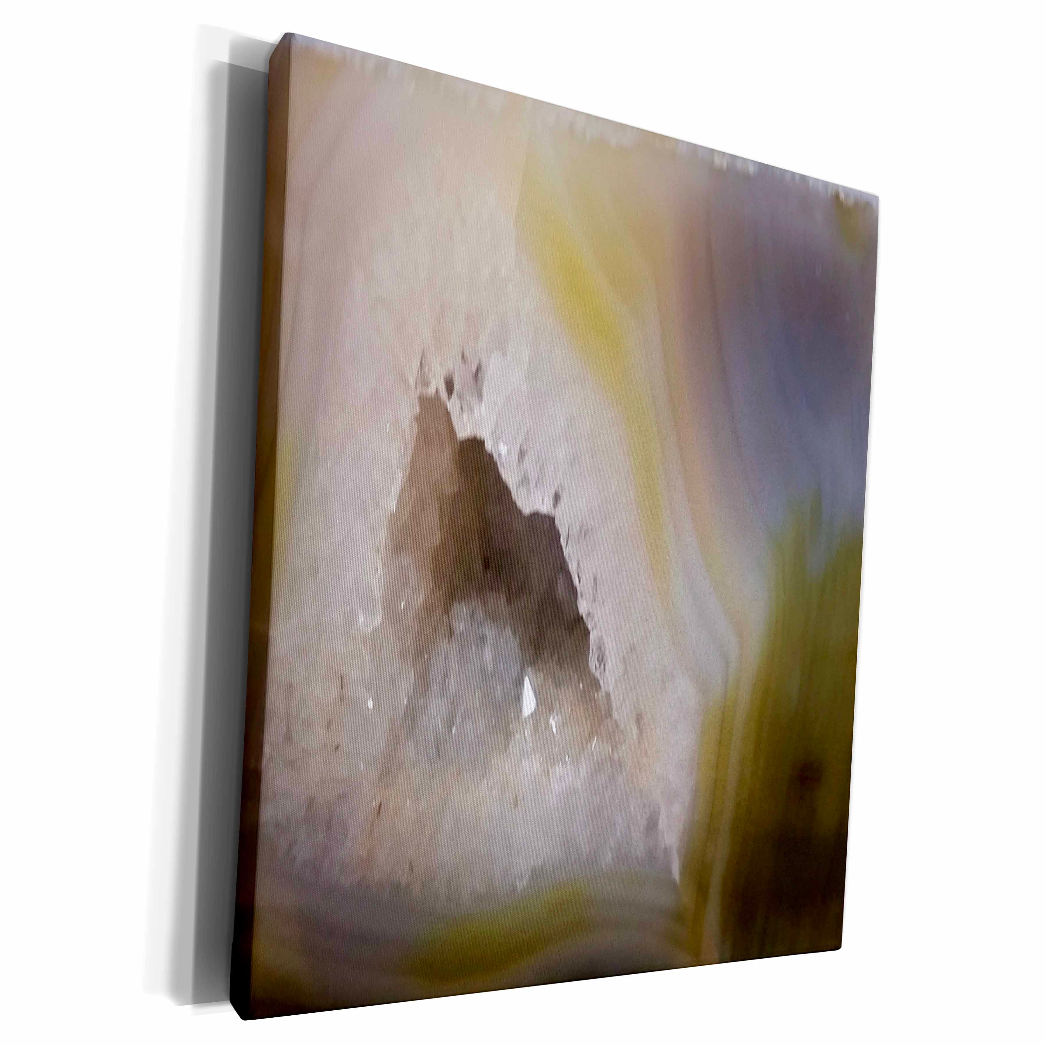 3dRose Image of Close Up Of Pastel Color Agate - Museum Grade Canvas Wrap (cw_255402)
