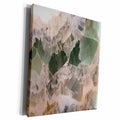 3dRose Image of Close Up Of Green And White Agate - Museum Grade Canvas Wrap (cw_255403)