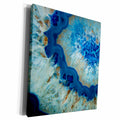 3dRose Art print of Luxury Fashion Blue Marble Agate Gem... - Museum Grade Canvas Wrap (cw_275049) | Museum Grade Canvas Wrap | Wiccan Center