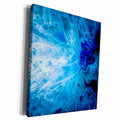 3dRose Image of Luxury Fashion Ice Blue Marble Agate Gem... - Museum Grade Canvas Wrap (cw_275050)